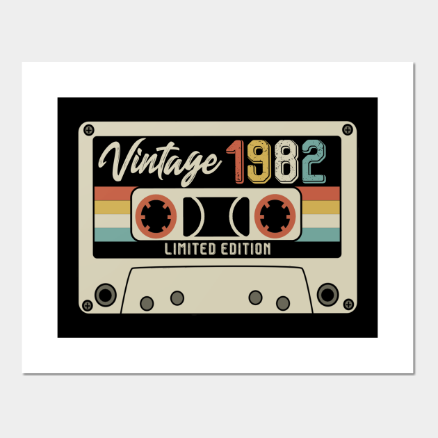 Vintage 1982 - Limited Edition - Vintage Style - Vintage 1982 - Posters